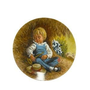 Bradford exchange Mother Goose Little Boy Blue NO BOX